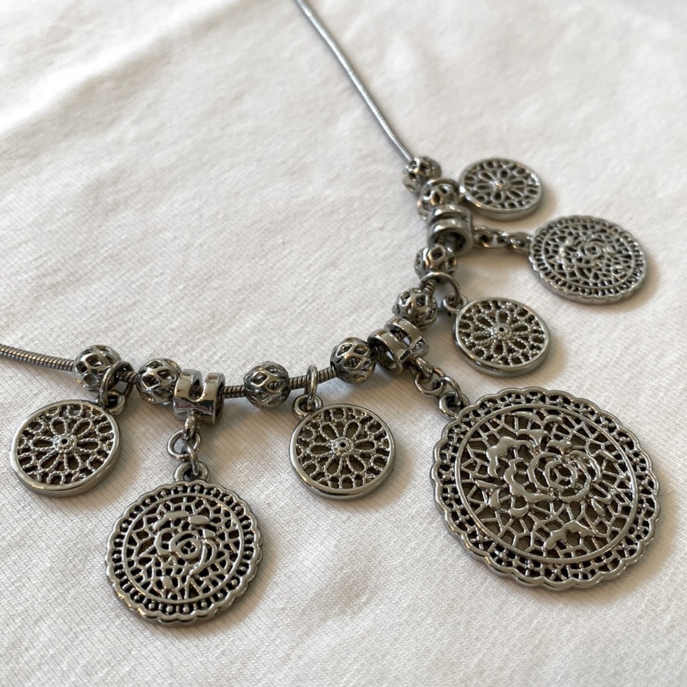 Lia Sophia Crochet Necklace
